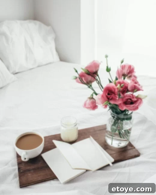 Upgrade Your Bed 3 Piece Quilt Set Giveaway 4 Bright and airy bedroom with a perfectly made bed, inviting comfort and a sense of calm