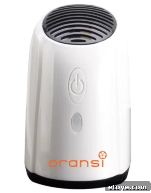 OI939-2 Oransi Ionic Fridge Air Purifier for Fresh Refrigerators