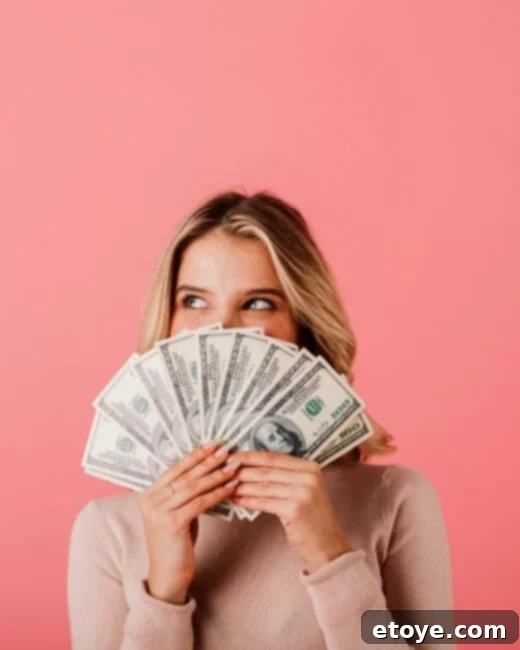 Stack of cash for $250 prize giveaway