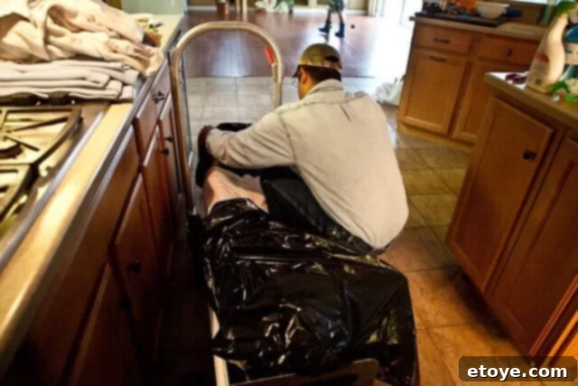 La Caja China Hog Heaven 7 Pig wrapped in black garbage bags