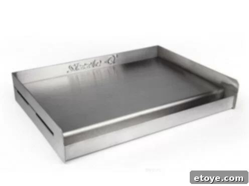 Little Griddle Sizzle-Q: The Ultimate BBQ Upgrade Little Griddle Sizzle-Q Grill-Top Griddle transforming an outdoor BBQ setup