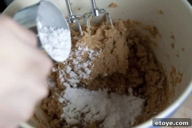 Peanut Butter Pie Vanilla Extract Vanilla extract is poured into the peanut butter pie filling.