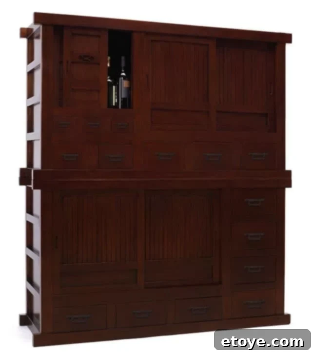 Zoomed view of 5-foot Mizuya Pantry Another view of the Mizuya Pantry Cabinet for the giveaway