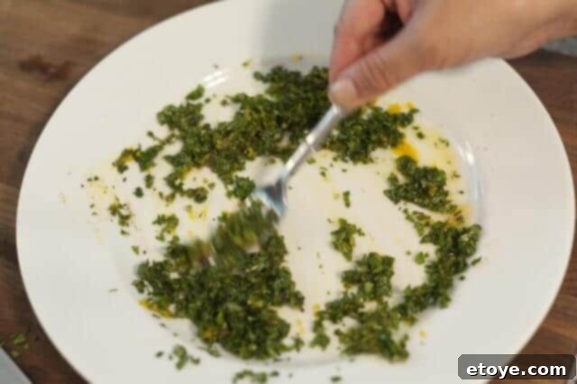 Swordfish with Citrus Herb Crust Recipe Steps - Marinating Fish Fillets Marinating with Citrus Herb Crust