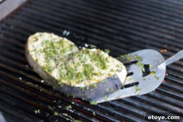 Swordfish with Citrus Herb Crust Recipe Steps - Cooked Perfectly Cooked Grilled Fish with Citrus Herb Crust