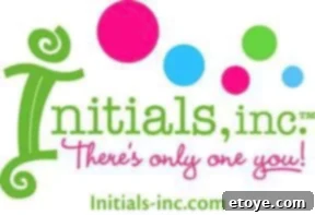 Win a $100 Initials Inc. Gift Card 3 Initials Inc. branded tote bag with a custom monogram, symbolizing personalized style.