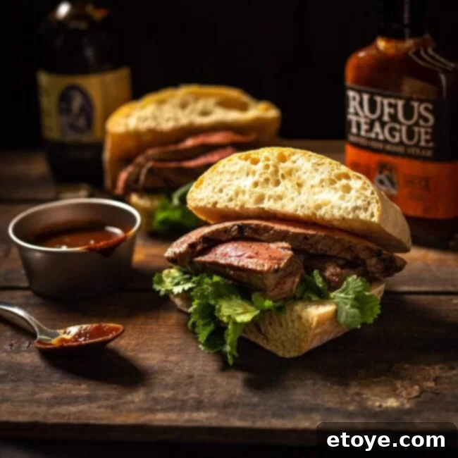 Sip and Savor Instant Win 5 Rufus Teague Steak Lover’s Gift Kit with two premium steak sauces and one dry rub.