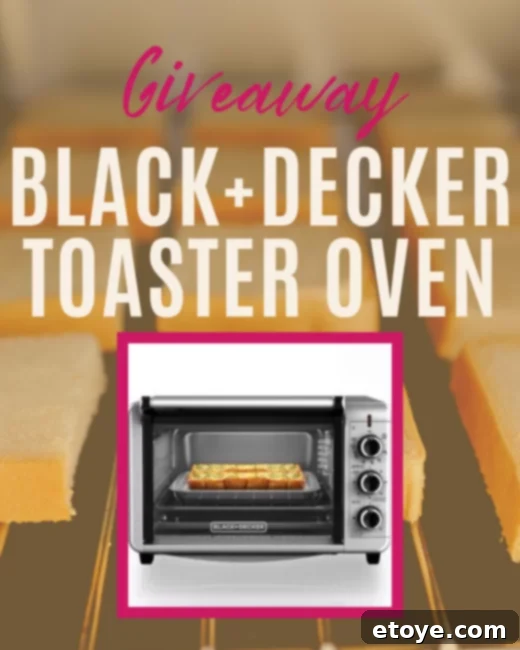 Win a Black and Decker Toaster Oven! 2 Black+Decker 6-Slice Convection Countertop Toaster Oven ready for use