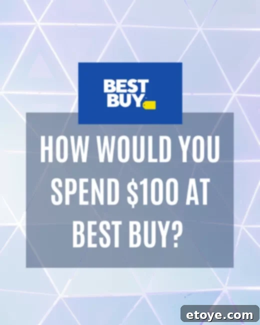 Various home appliances and electronics displayed in a Best Buy store