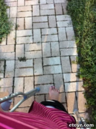 Stretching grass and dirt path on a property