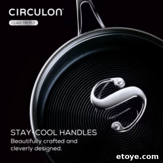 Circulon Steelshield C-Series Cookware: Review and Giveaway 4 Various dishes being cooked in Circulon SteelShield pans, showcasing versatility
