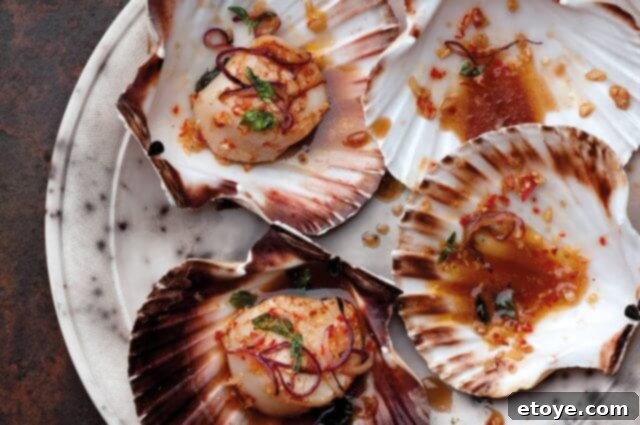 Delicious Chili and Basil Scallops, a perfect Asian-inspired seafood dish