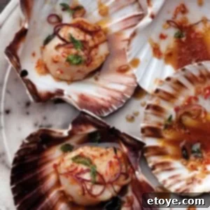 Chili and Basil Scallops