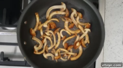 Savory Chestnut Mushroom Omelette 5 breakfast, mushrooms, easy recipes