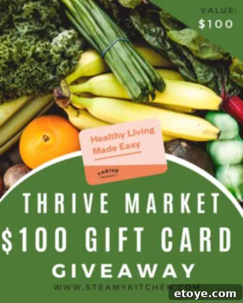 Get 100 in Free Healthy Groceries from Thrive Market 2 $100 Thrive Market Gift Card