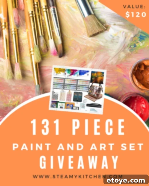 Win a Jumbl Deluxe 131 Piece Painting Kit 2 Jumbl Deluxe 131-Piece Art Kit open, showcasing paints, brushes, and easels