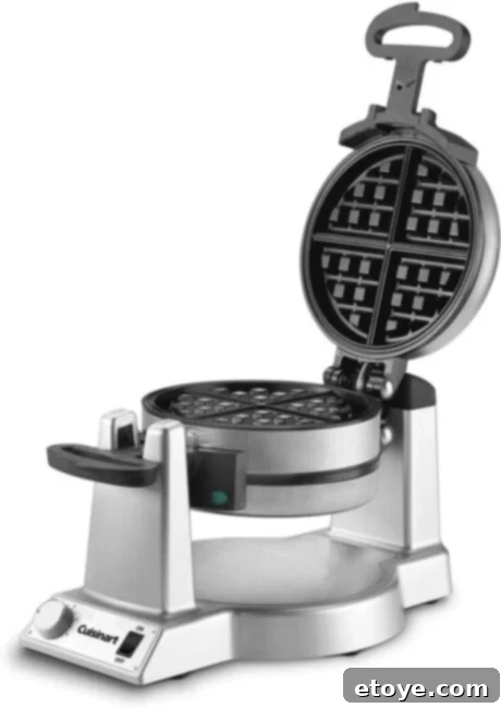 Cuisinart Waffle Maker in a kitchen setting