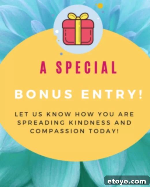 Spread Kindness, Win a $100 Visa Gift Card 3 Kind and Compassion Giveaway