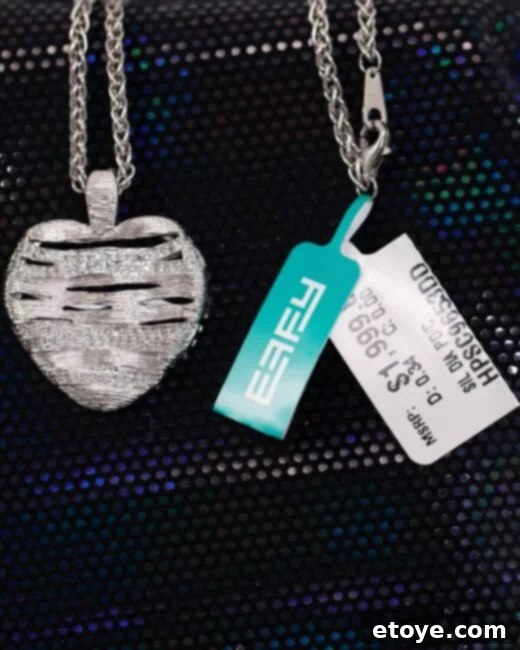 Sparkling Silver Diamond Heart Necklace Giveaway 5 Effy Silver Diamond Heart Necklace