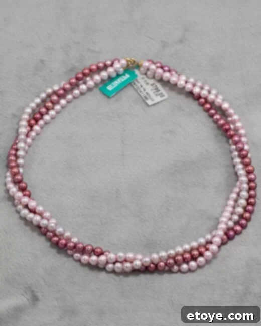 Effy Triple-Strand Freshwater Pearl Torsade Necklace detailed view