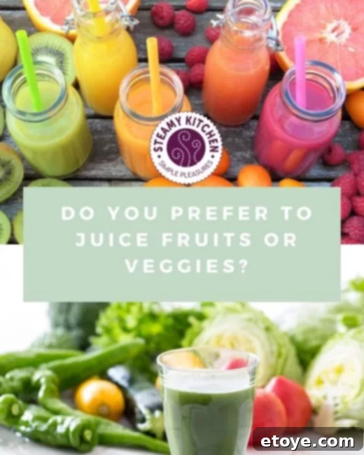 AmzChef Juice Extractor Giveaway Question Graphic