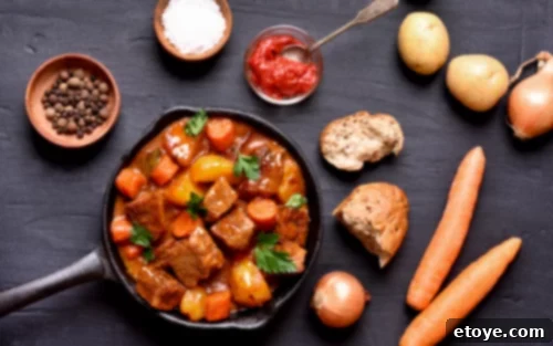 beef stew bread carrots meal sauce