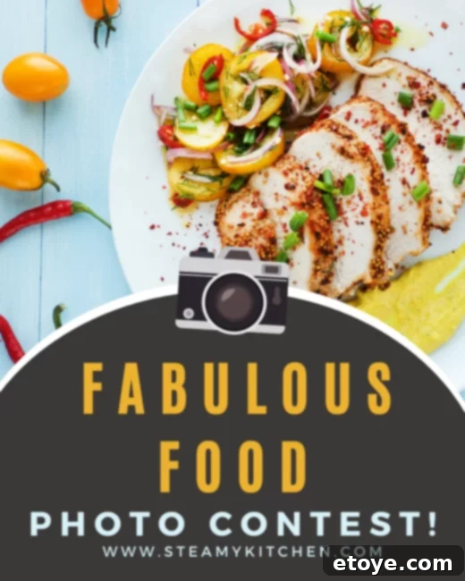 Fabulous Food Photo Contest Banner showcasing delicious dishes