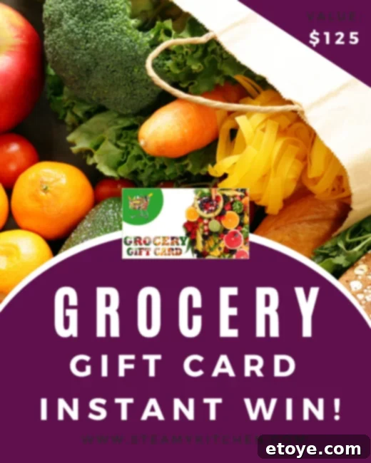 Steamy Kitchen Grocery Gift Card Giveaway - Win Free Groceries