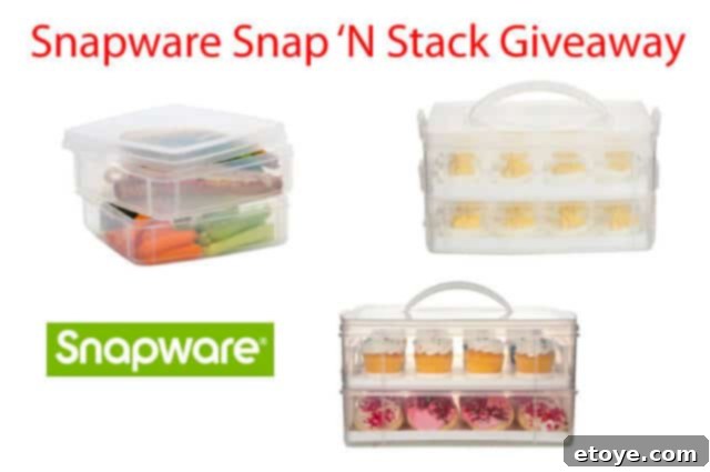 Snapware Snap 'N Stack Food Storage Solutions Snapware Snap 'N Stack Food Storage Collection