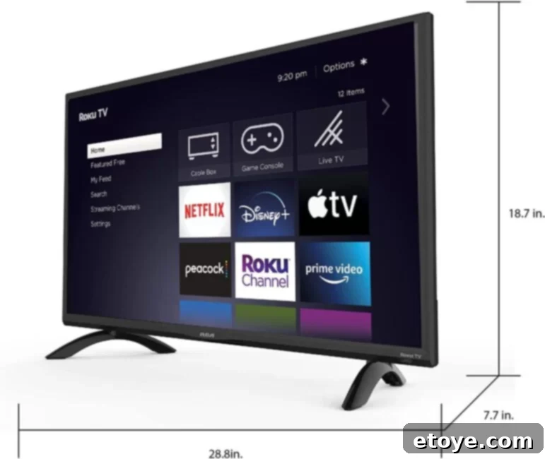 RCA 32-Inch TV for versatile use