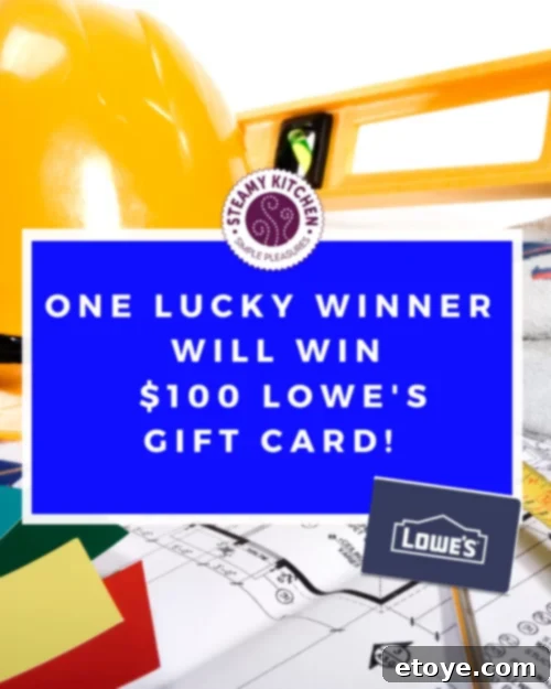 Win Lowes Gift Cards 3 Ideas for your $100 Lowe's Gift Card: Home & Garden projects