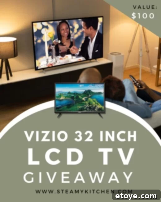 Win a VIZIO 32-inch 1080p Full HD Smart TV in our new year giveaway