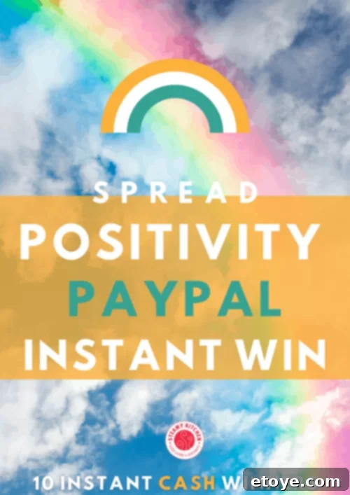 Positivity PayPal Cash Instant Win 