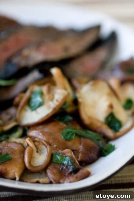 Honey Soy Skirt Steak with Shitake Mushrooms Recipe Grilling Honey Soy Skirt Steak with Shitake Mushrooms