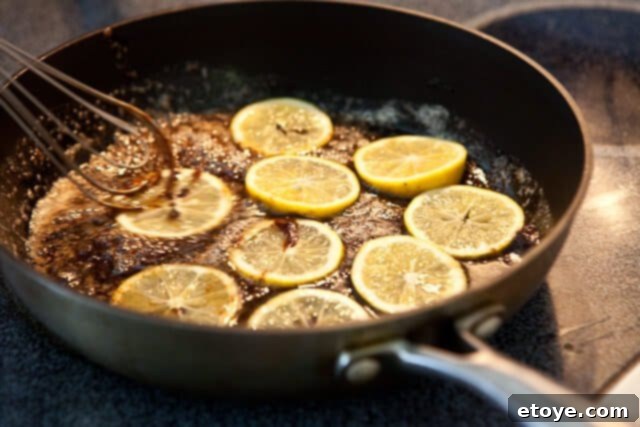 Caramel Cooking with Lemons