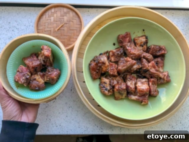 Umami Black Bean Steamed Spareribs 7 Different Sizes of Bamboo Steamers