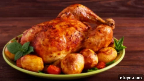 Quick and Easy Set-It-and-Forget-It Crock Pot Dinners 8 Whole chicken and vegetables cooked in a slow cooker