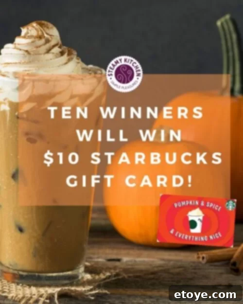 Pumpkin Spice & Everything Nice Instant Win 3 Starbucks fall favorites instant win featuring ten lucky winners with a cozy ambiance