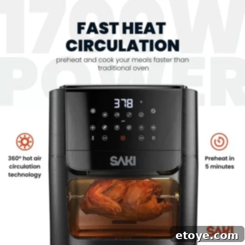 Saki Smart Air Fryer Oven: Our Verdict and Your Chance to Win 6 Saki air fryer oven dehydrator function
