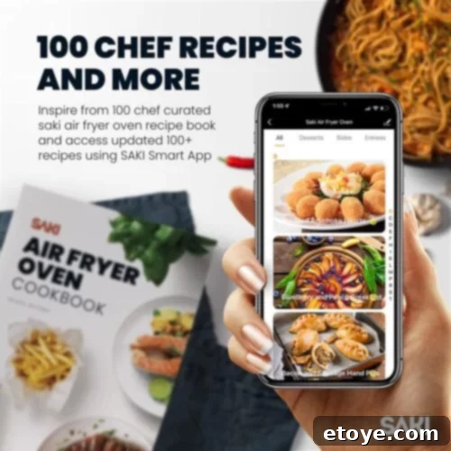 Saki Smart Air Fryer Oven: Our Verdict and Your Chance to Win 8 Saki Smart Air Fryer App recipe library