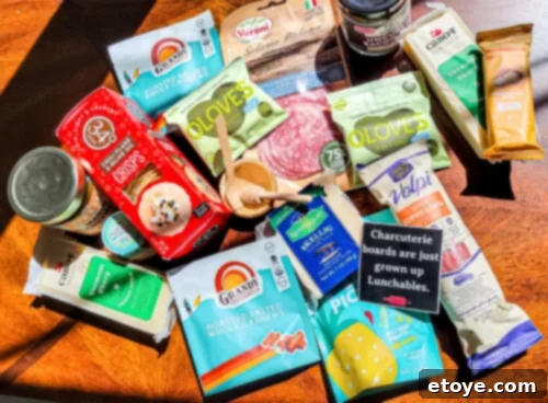 Platterful All-In-One Charcuterie Board Kit Review and Giveaway 5 Artisan olives, crackers, and cashews for a perfect charcuterie board