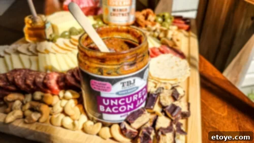 Platterful All-In-One Charcuterie Board Kit Review and Giveaway 8 Platterful charcuterie board layout with nuts and dried fruit