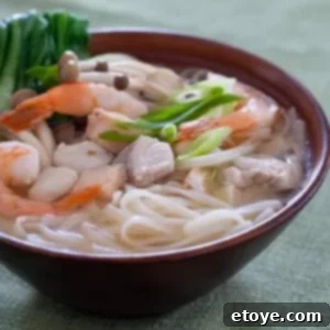 Seafood Miso Noodle Soup