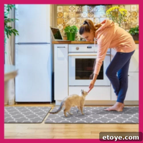Top Holiday Gifts 2022 4 waterproof and washable kitchen mat anti-fatigue