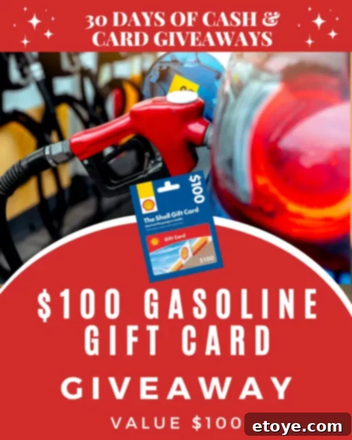 Day 21 Win a 100 Gas Gift Card 4 Close-up of a gas pump nozzle being held, emphasizing vehicle fuel and the act of fueling up.