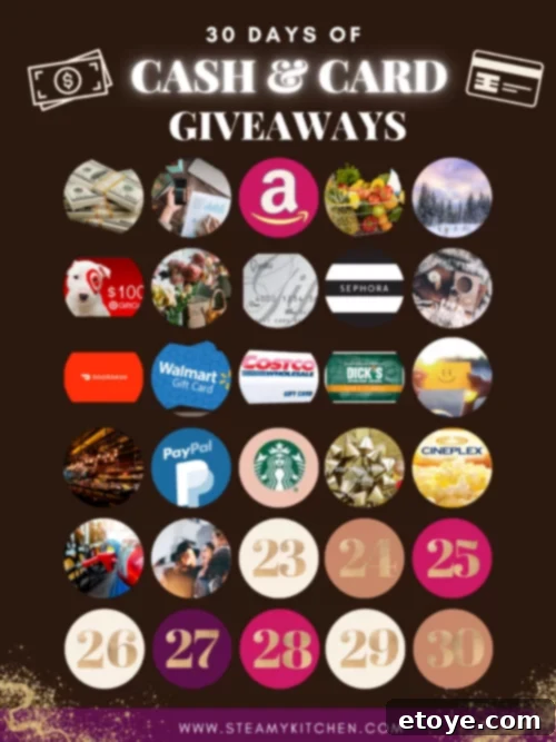 Day 22 Double Friendship Cash Giveaway 3 Celebrating Day 22 of Steamy Kitchen's Daily Giveaways