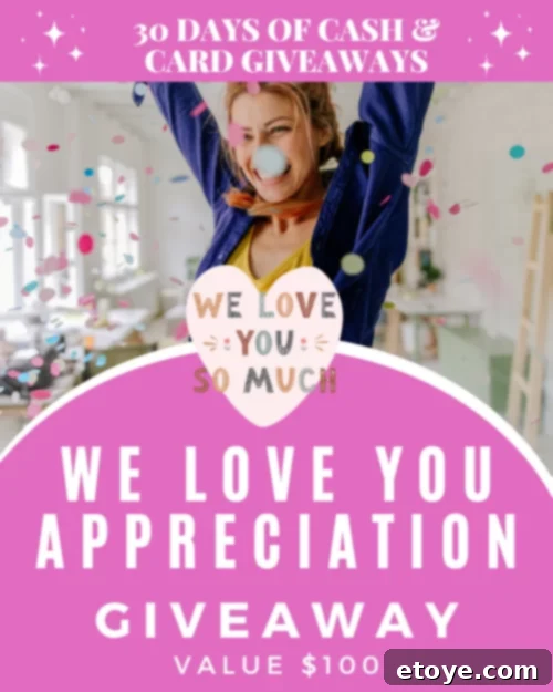We Love You SK Appreciation Giveaway banner for participants