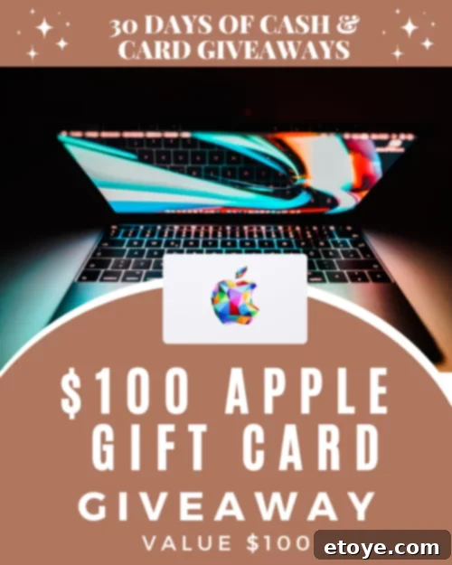 DAY 26: Apple $100 GiftCard Giveaway - Your ultimate chance to win and explore