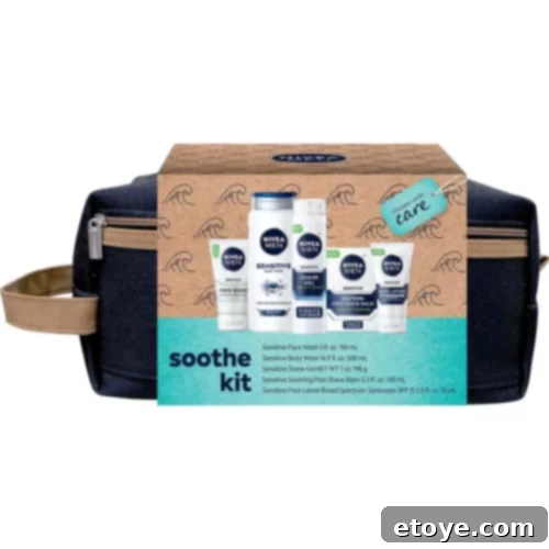 Comprehensive Men's Skincare Set for daily grooming and healthy skin