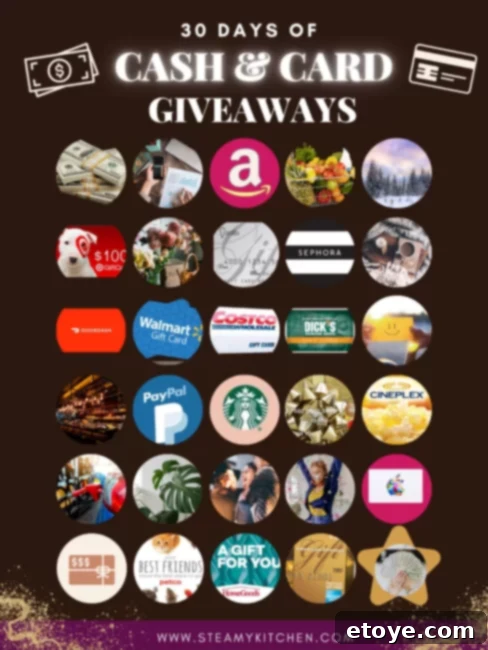 Day 30: Win 250 Winter Cash 3 Giveaway series daily entries